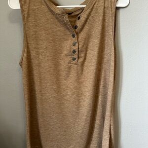 Amazon Tan Sleeveless Women's Tank Top